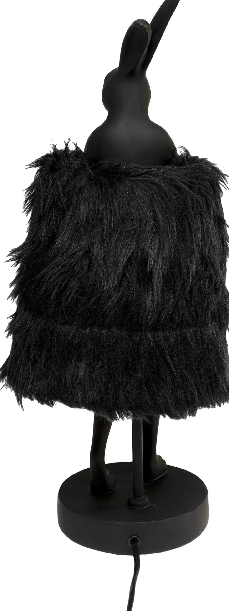 Tischleuchte Animal Rabbit Fur Schwarz/Gold 50cm