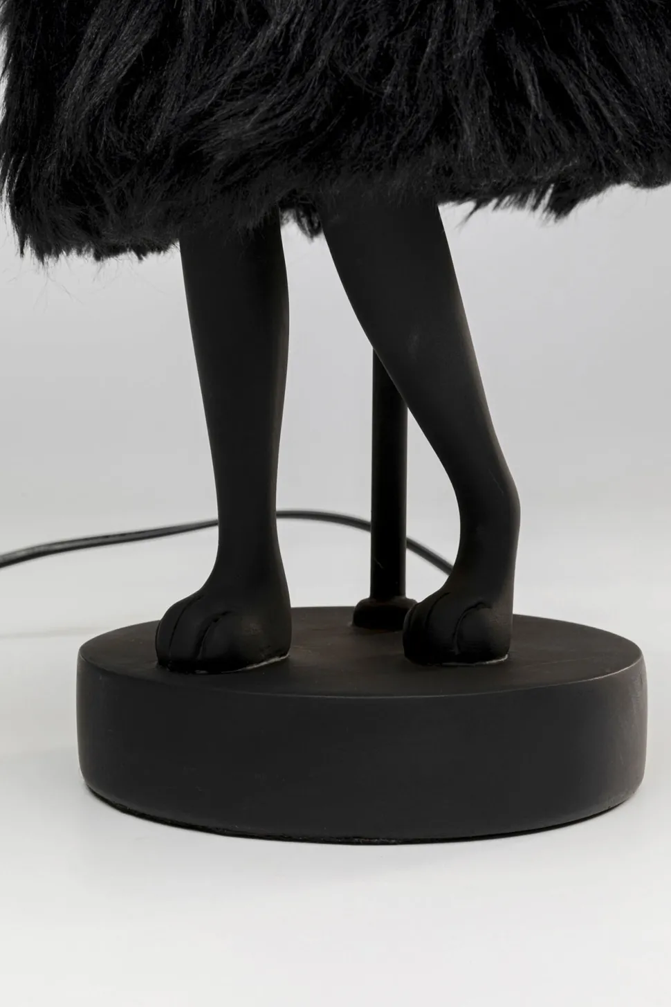 Tischleuchte Animal Rabbit Fur Schwarz/Gold 50cm