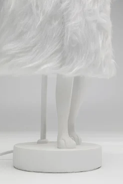Tischleuchte Animal Rabbit Fur Weiß/Silber 50cm