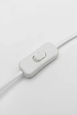 Tischleuchte Animal Rabbit Fur Weiß/Silber 50cm