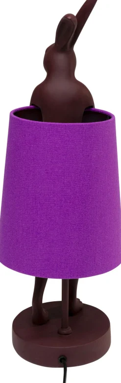 Tischleuchte Animal Rabbit Rot/Lila 50cm