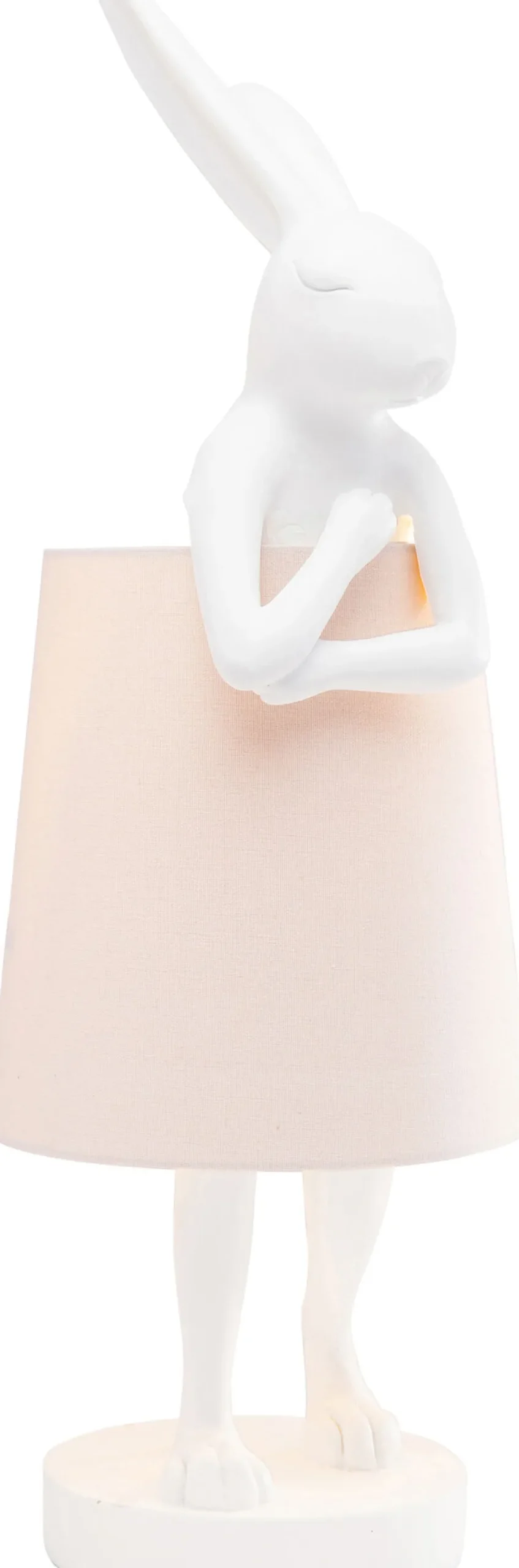 Tischleuchte Animal Rabbit Weiß/Rosa 68cm