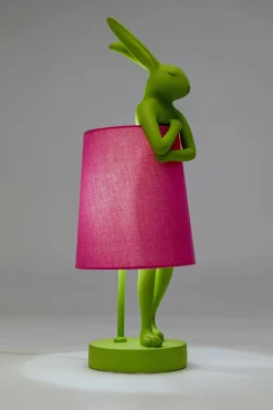 Tischleuchte Animal Rabbit Grün/Pink 50cm