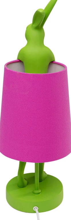 Tischleuchte Animal Rabbit Grün/Pink 50cm