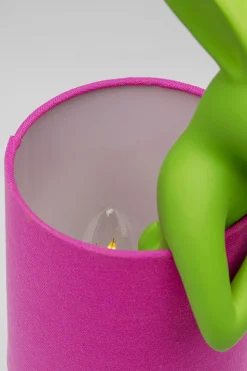 Tischleuchte Animal Rabbit Grün/Pink 50cm