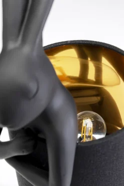 Tischleuchte Animal Rabbit Matt Schwarz 50cm