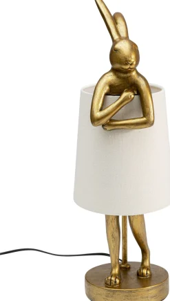 Tischleuchte Animal Rabbit Gold/Weiß 50cm