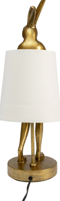 Tischleuchte Animal Rabbit Gold/Weiß 50cm