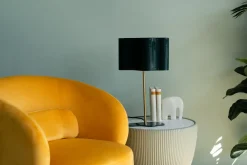 Tischleuchte Cloudy Oval Midnight 49cm