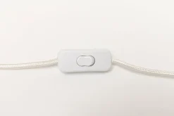 Tischleuchte Cloudy Rund Ecru 49cm