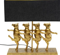 Tischleuchte Dancing Cows Schwarz