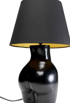 Tischleuchte Donna Schwarz 48cm