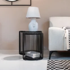 Tischleuchte Donna Weiß 48cm