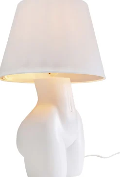 Tischleuchte Donna Weiß 48cm