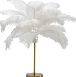 Tischleuchte Feather Palm Weiß 60cm