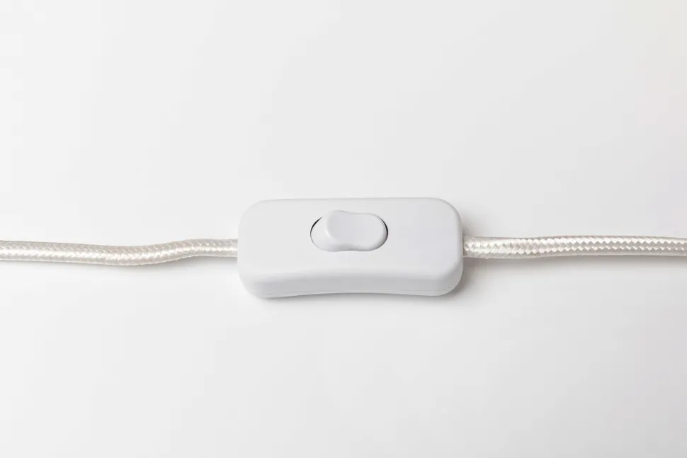 Tischleuchte Josy Weiß Schwarz 51cm