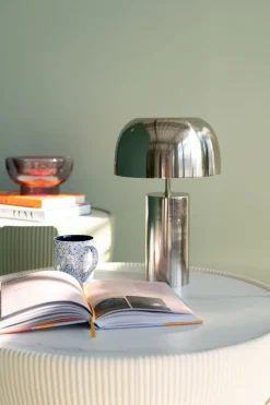 Tischleuchte Loungy Chrom 38cm