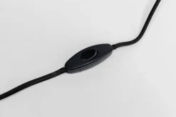 Tischleuchte Loungy Schwarz 38cm