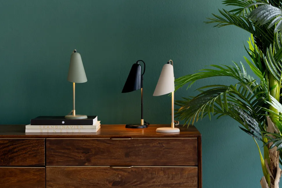 Tischleuchte Mira Beige 32cm