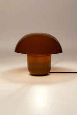 Tischleuchte Mushroom Braun 27cm
