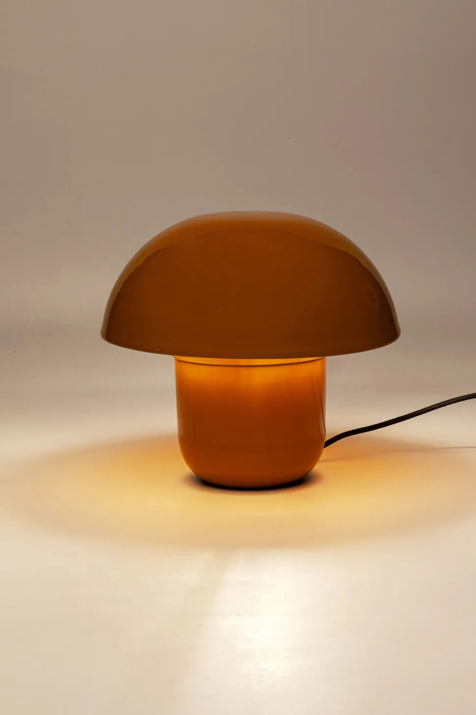 Tischleuchte Mushroom Gelb 27cm