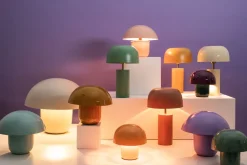 Tischleuchte Mushroom Lila 27cm