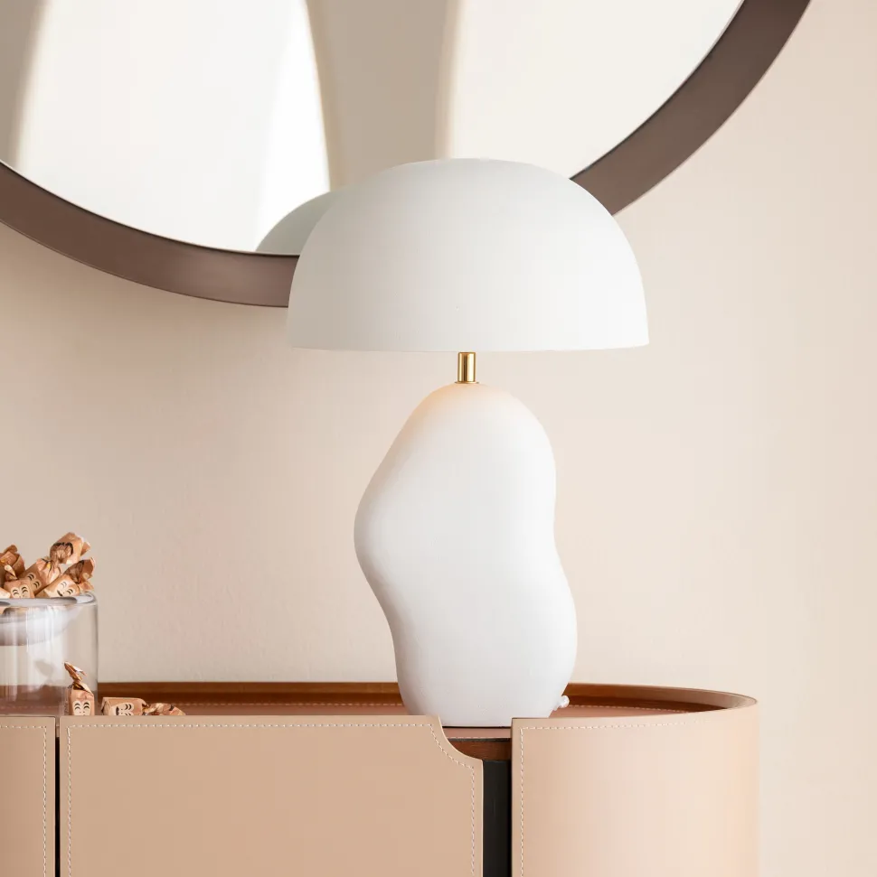 Tischleuchte Nube Weiß 48cm