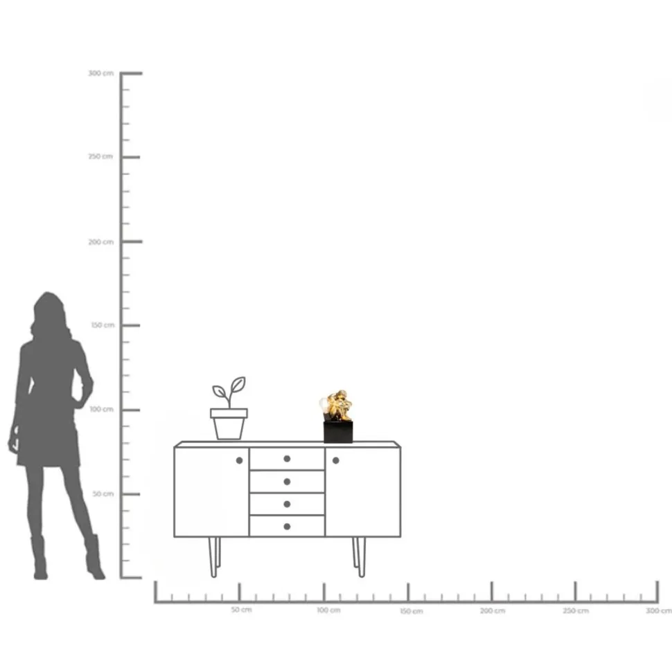 Tischleuchte Nude Man Hug 29cm