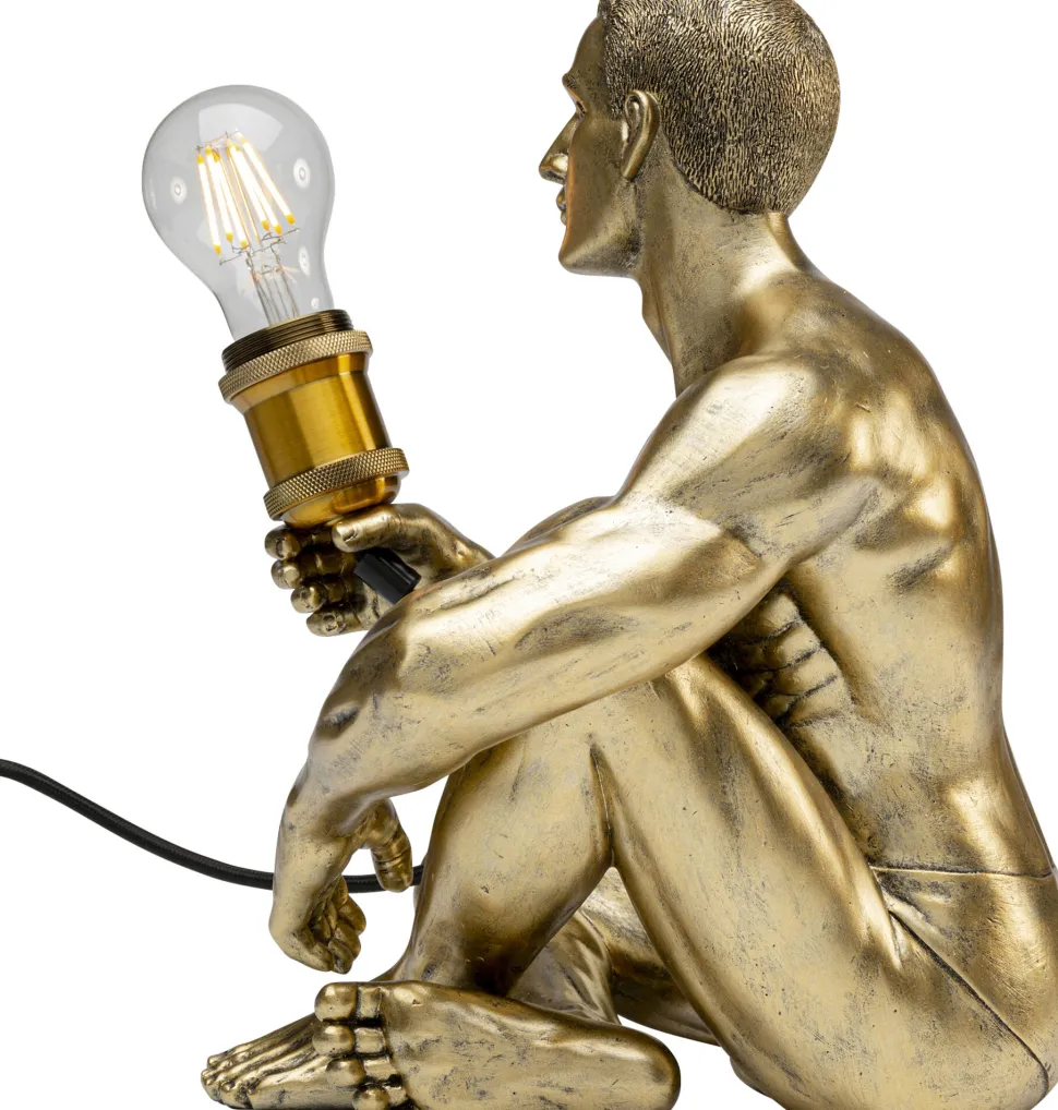 Tischleuchte Nude Man Sit 32cm