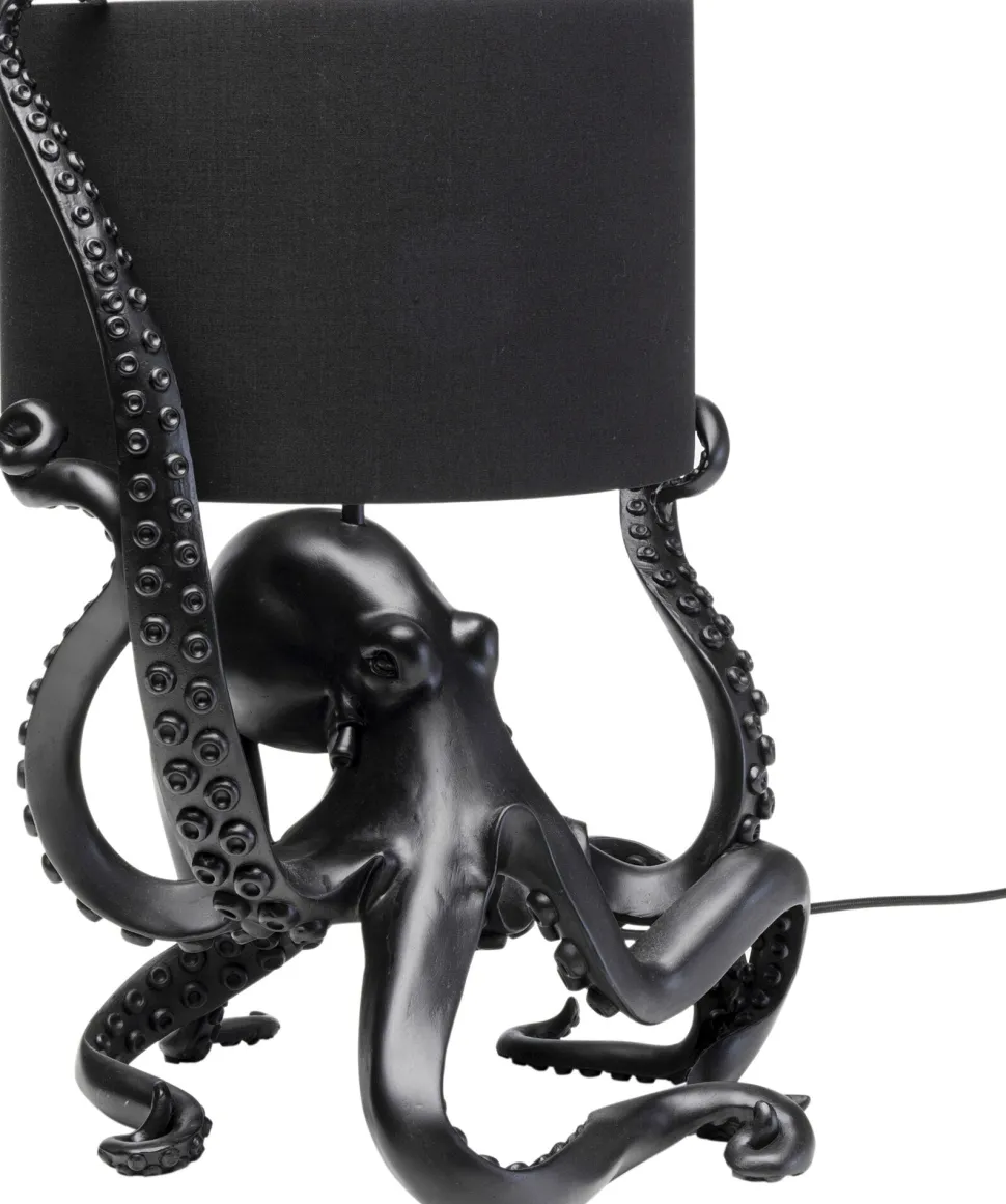 Tischleuchte Octopus Schwarz 47cm