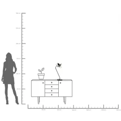 Tischleuchte Speaker 54cm