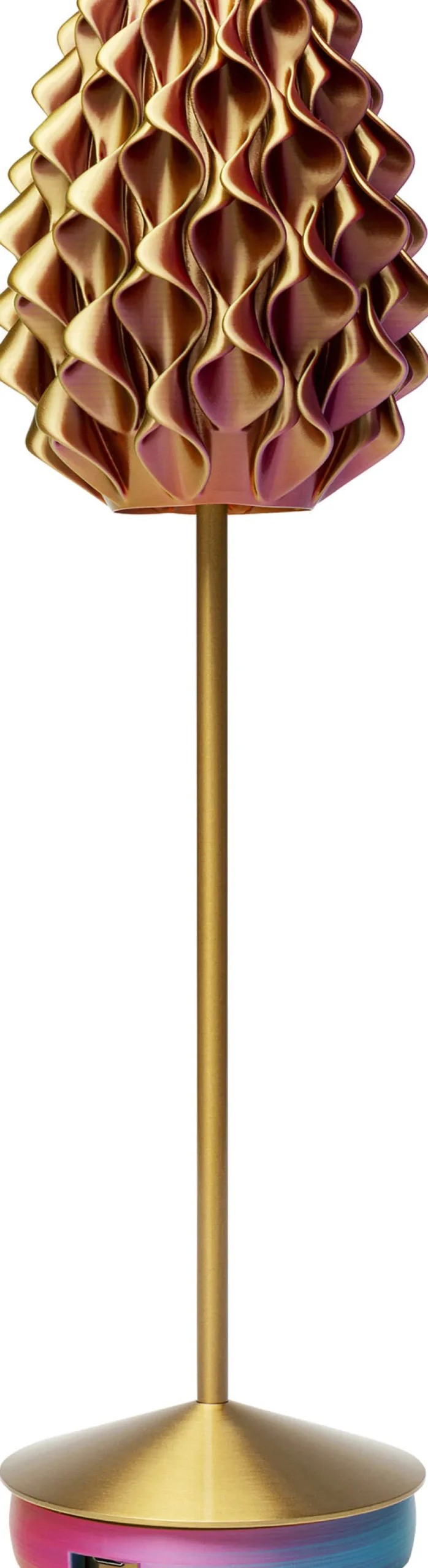 Tischleuchte Swirl Gold Sunset