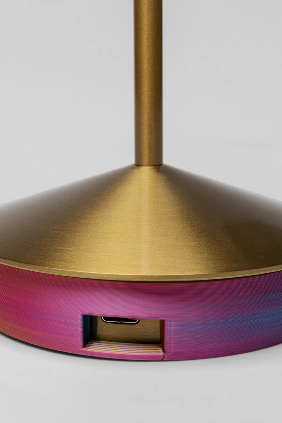 Tischleuchte Swirl Gold Sunset