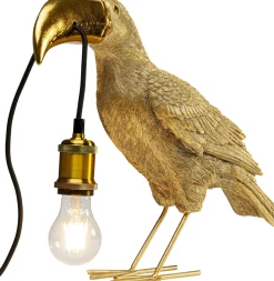 Tischleuchte Toucan Gold 42cm