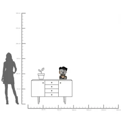 Vase Abstract Gentleman 43cm