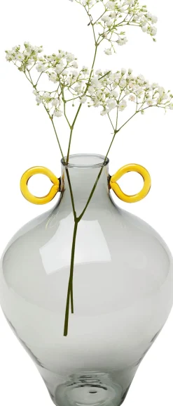 Vase Amore Handle Grau 23cm
