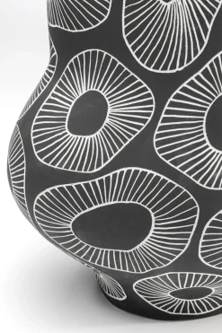 Vase Anemone Grau 33cm