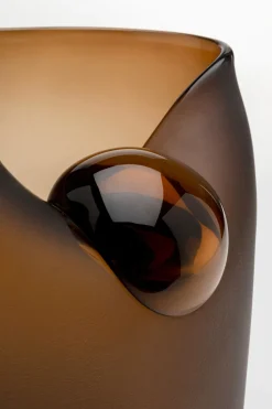 Vase Buckle Braun 21cm