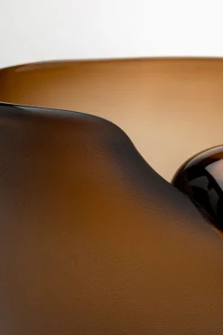 Vase Buckle Braun 21cm