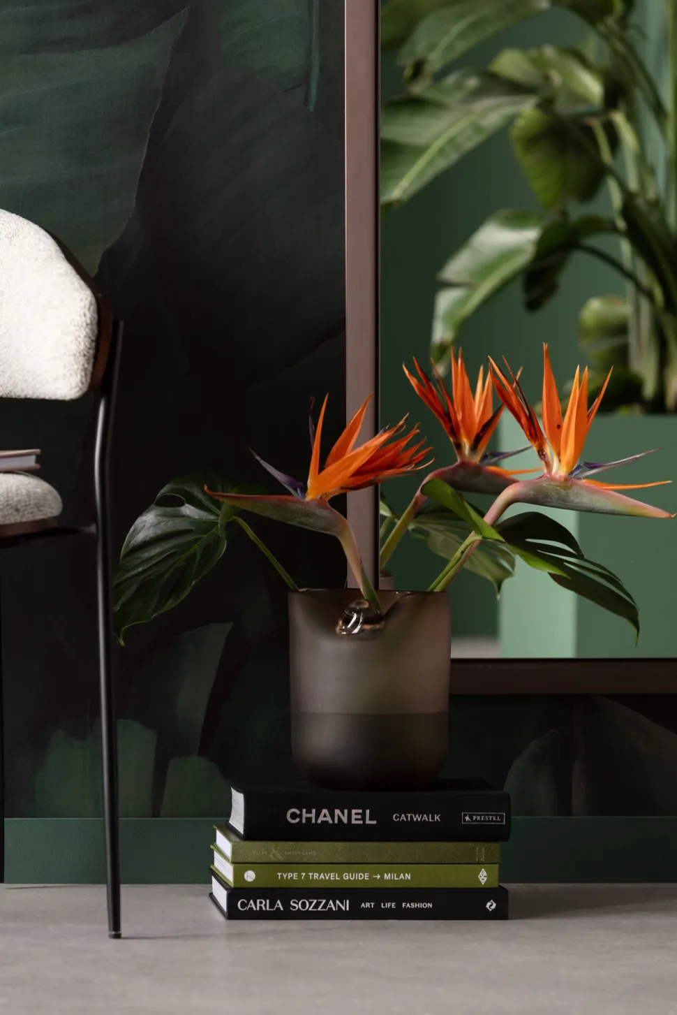 Vase Buckle Braun 21cm