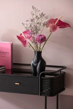 Vase Donna Schwarz 22cm