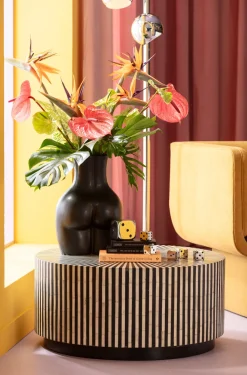 Vase Donna Schwarz 40cm