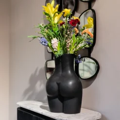 Vase Donna Schwarz 40cm