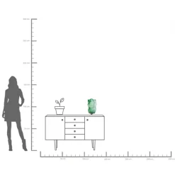 Vase Enrique Grün 36cm