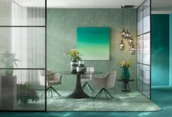 Vase Enrique Türkis 47cm