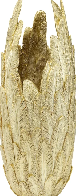 Vase Feathers Gold 80