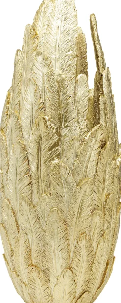 Vase Feathers Gold 80