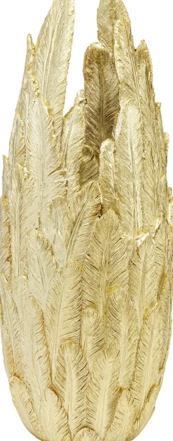Vase Feathers Gold 80