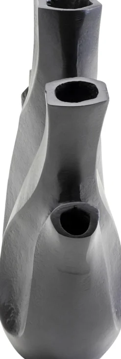 Vase Flame Schwarz 25cm