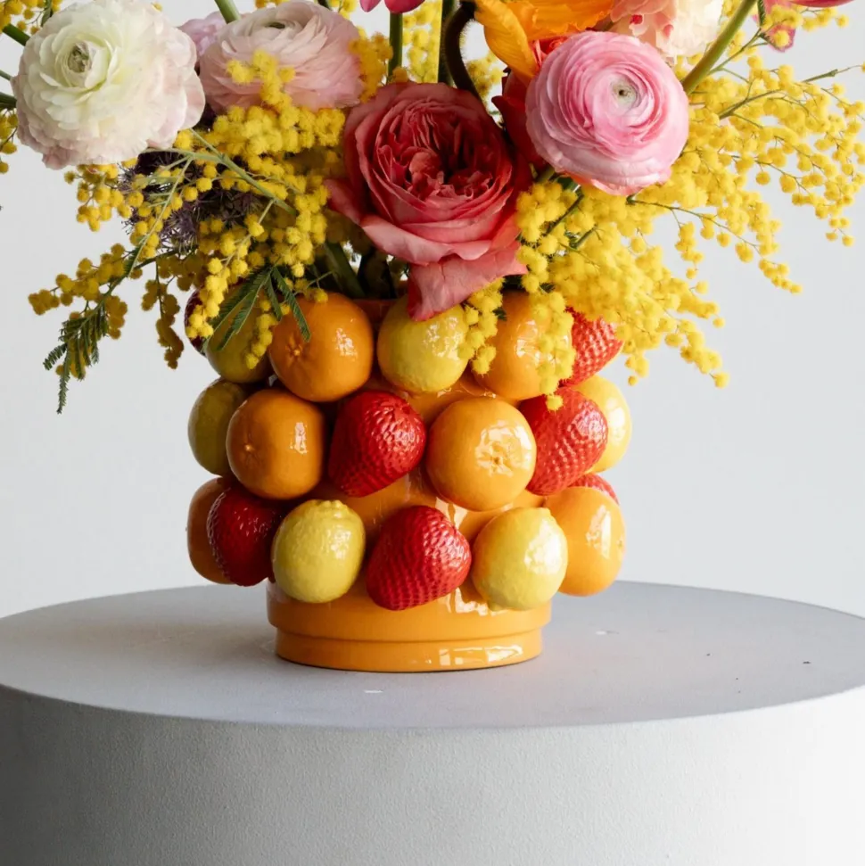 Vase Fruit Parade 20cm